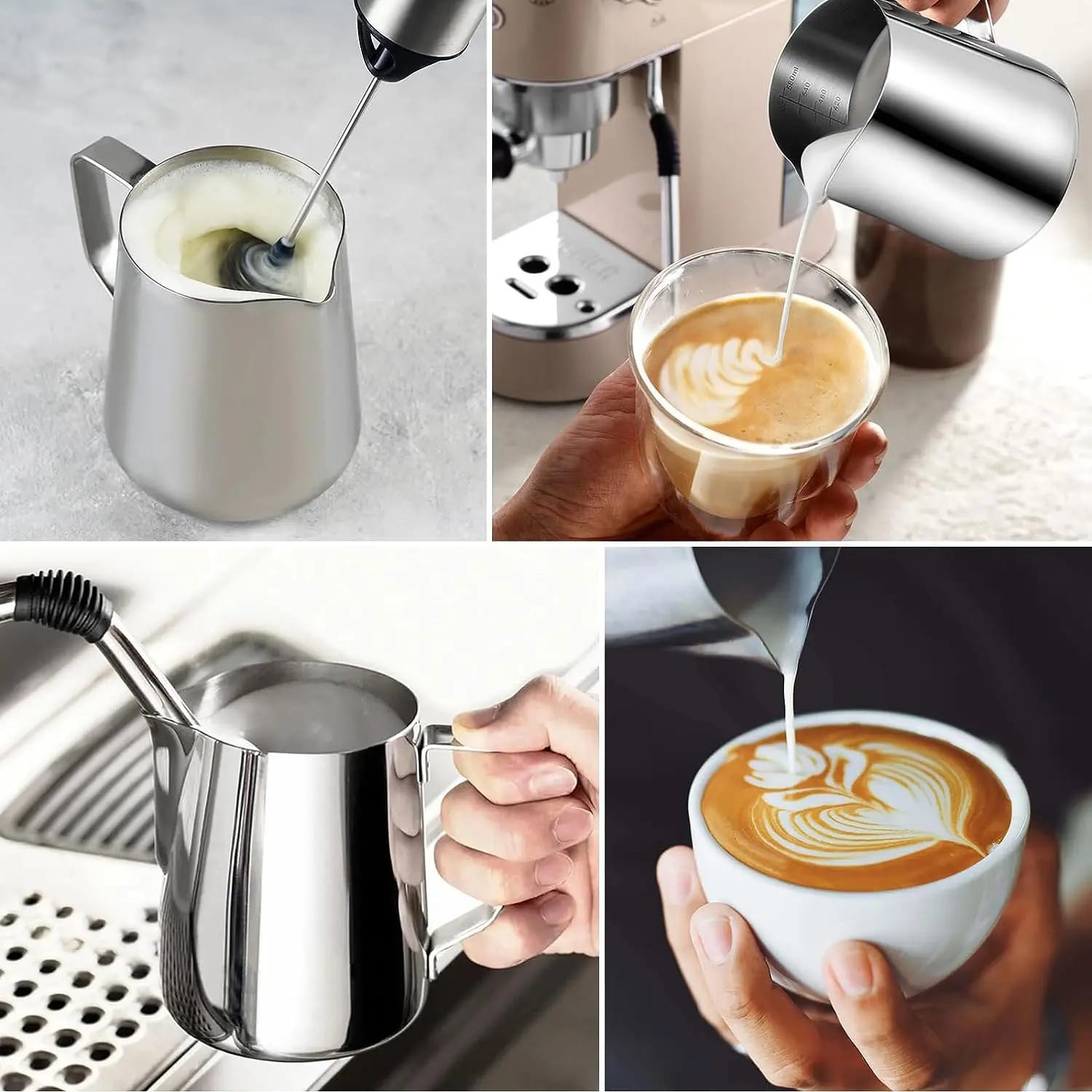 Jarra Barista Profesional de Acero Inoxidable - Image 3